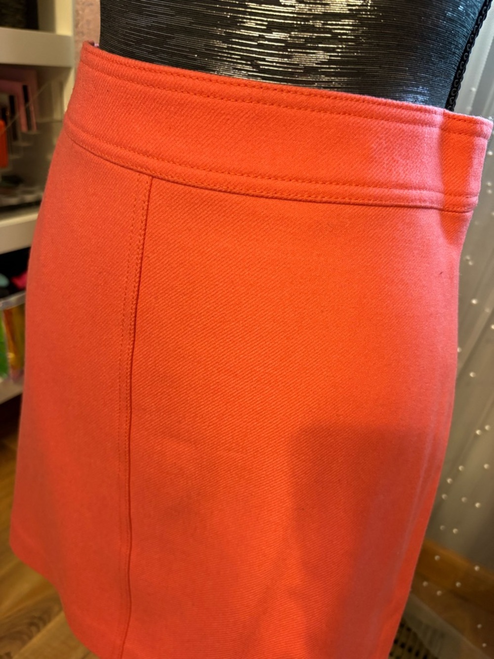 J. Crew Coral A-Line Skirt - Picture 2 of 7